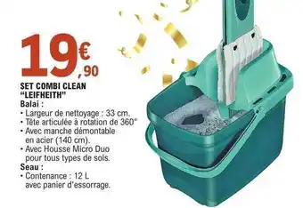 E.Leclerc Set combi clean offre