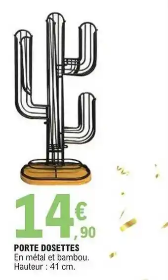 E.Leclerc Porte dosettes offre