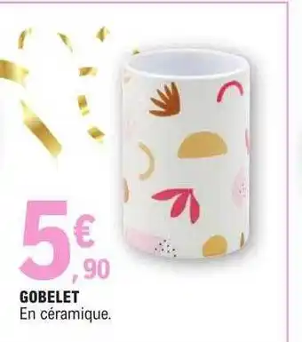 E.Leclerc Gobelet offre