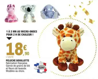 E.Leclerc Peluche bouillotte offre