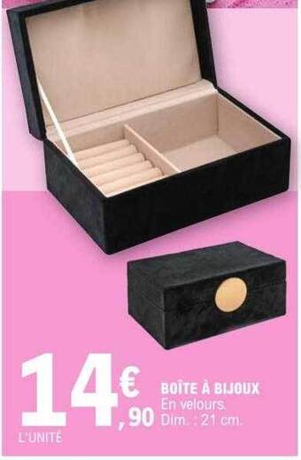 E.Leclerc Boîte à bijoux offre