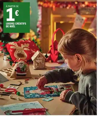 E.Leclerc Loisirs créatifs de noël offre