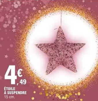 E.Leclerc Étoile à suspendre offre