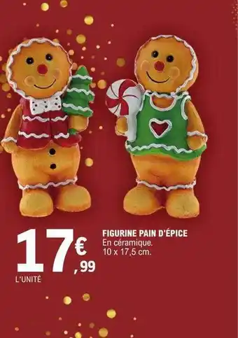E.Leclerc Figurine pain d'épice offre