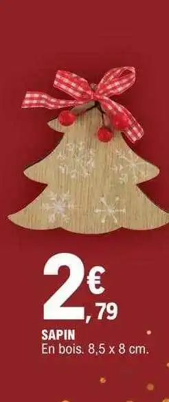 E.Leclerc Sapin offre