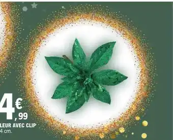 E.Leclerc Fleur avec clip offre