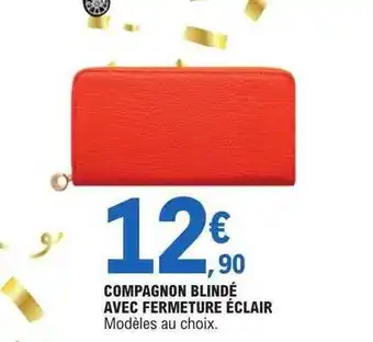 Compagnon blindé avec fermeture éclair