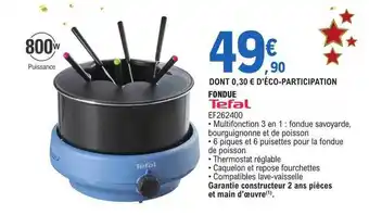 E.Leclerc Fondue tefal offre