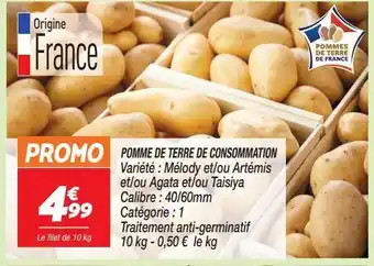 Netto Pommes de terre de consommation offre