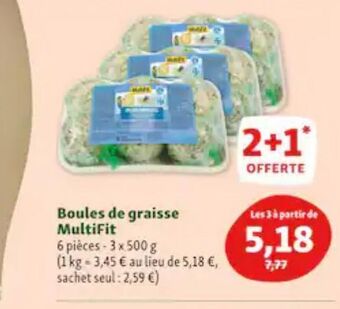 Maxi Zoo Boules de graisse multifit offre