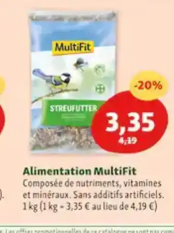Maxi Zoo Alimentation multifit offre