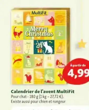 Maxi Zoo Calendrier de l'avent multifit offre