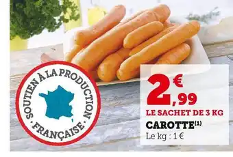 Super U Carotte offre