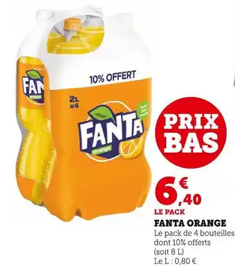 Super U Fanta fanta orange offre