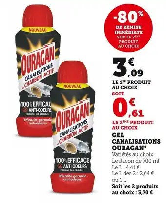 Super U Ouragan gel canalisations * offre