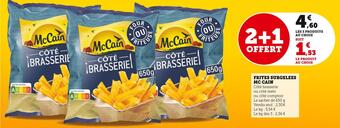 Super U Mc cain frites surgelees offre