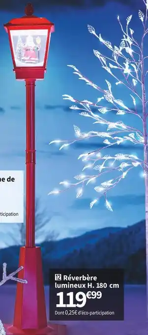 Conforama Réverbère lumineux offre