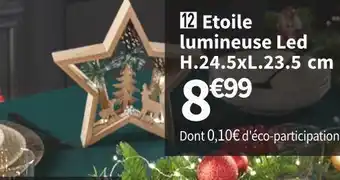 Etoile lumineuse led