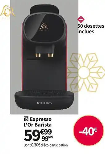 Conforama L'or expresso barista philips lm9012/55 offre