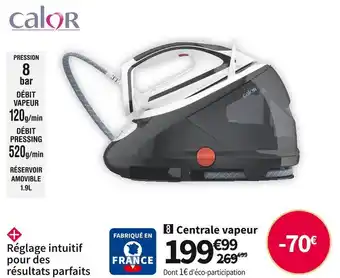Conforama Calor centrale vapeur gv9550c0 offre