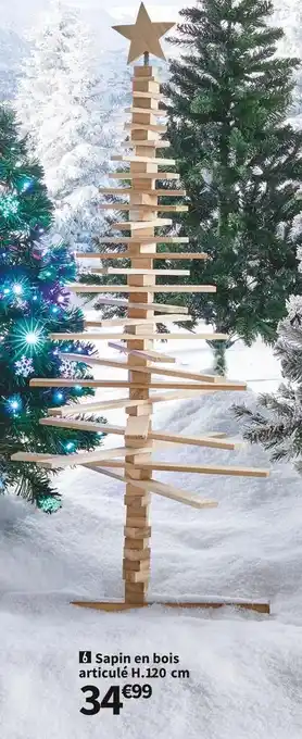 Conforama Sapin en bois articulé offre