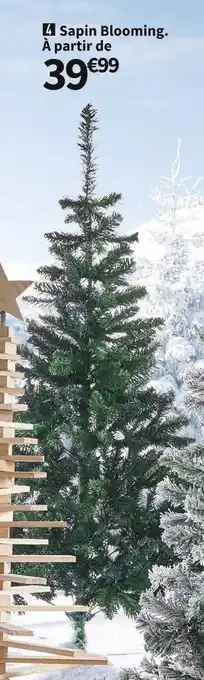 Conforama Sapin de noël blooming offre