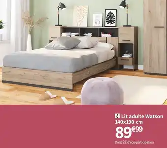 Conforama Lit adulte 140x190 cm offre