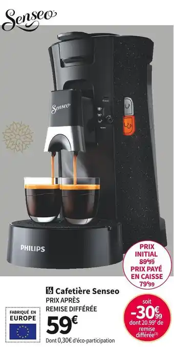 Conforama Philips cafetière senseo csa240/21 offre
