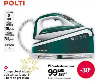 Conforama Polti centrale vapeur ve 30.20 offre