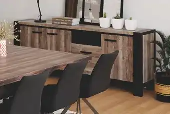 Conforama Buffet 4 portes 1 tiroir offre