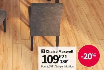 Conforama Chaise maxwell offre