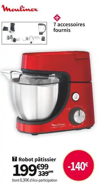 Conforama Moulinex robot pâtissier qa513g10 offre