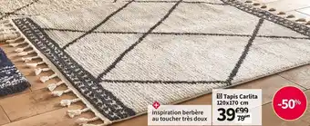 Conforama Tapis carlita offre