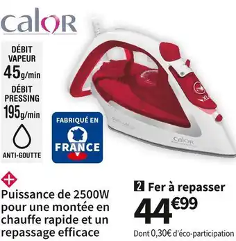 Conforama Calor fer a repasser fv5717c0 offre