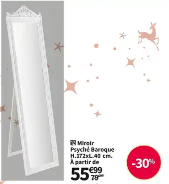 Conforama Psyché baroque offre