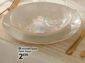 Conforama Assiette plate petit salon offre