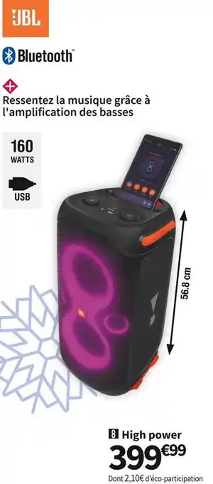 Conforama Jbl high power partybox 110 offre
