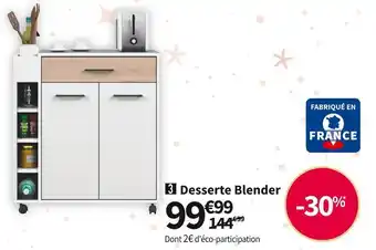 Conforama Desserte blender offre