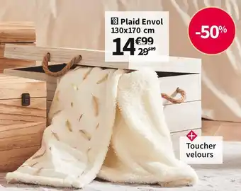 Conforama Plaid envol offre