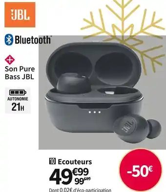 Conforama Jbl ecouteurs c115 tws offre