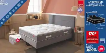 Conforama Epeda boxspring prestance offre