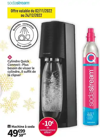 Sodastream machine à soda terra noire