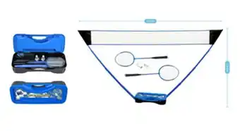 Go Sport Badminton play4fun badminton set complet bleu 295 x 38 x 154 cm offre