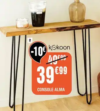 La Foir'Fouille Console alma offre