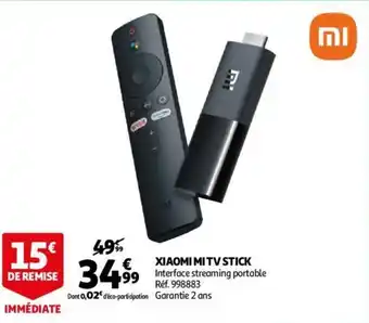 Auchan Xiaomi MI TV STICK offre