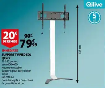 Auchan Support TV PIED Sol Q1572 offre