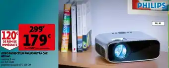 Auchan VIdeo Projecteur Philips Ultra One NPX641 offre
