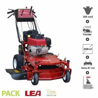 Dunsch - tondeuse thermique pro 81cm briggs stratton 10,5 cv 344 cc dunsch du12344-81bs