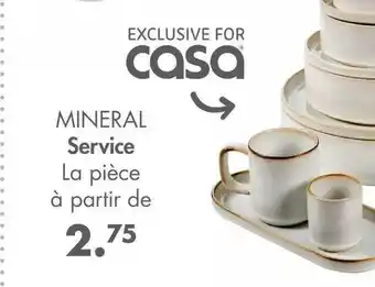 Casa Service mineral offre