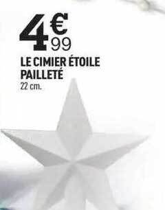 Centrakor Le cimier étoile pailleté offre